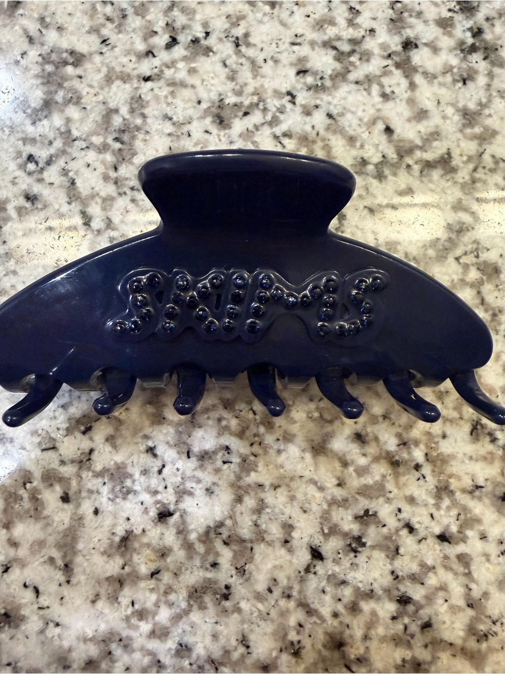 Skims Navy Blue Hair Clip